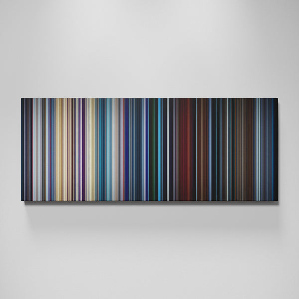 Valerian and the City of a Thousand Planets movie canvas wall art - color palette print