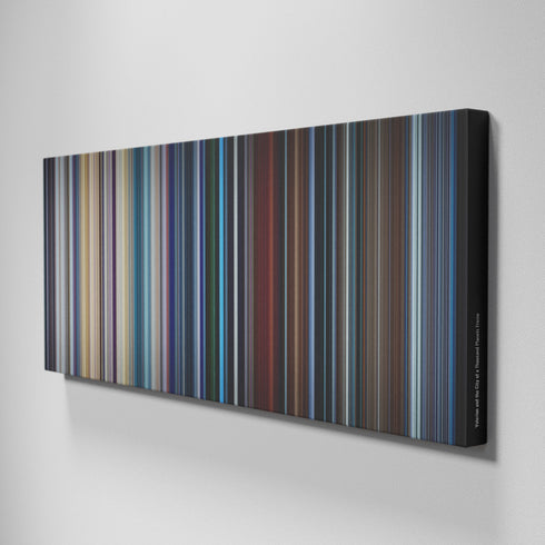 Side view of Buff's of Valerian and the City of a Thousand Planets Frome on the wall