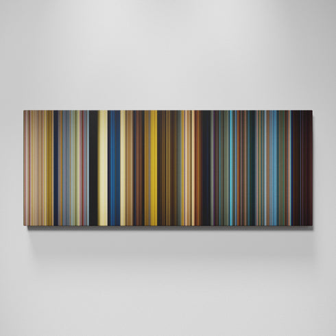 Guardians of the Galaxy Vol. 2 movie canvas wall art - color palette print
