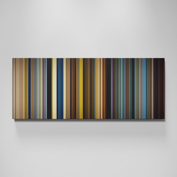 Guardians of the Galaxy Vol. 2 movie canvas wall art - color palette print