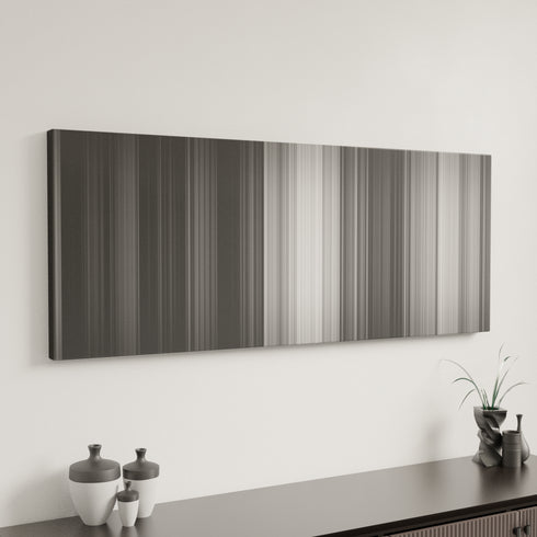 Some Like It Hot canvas art in modern interior - movie color palette