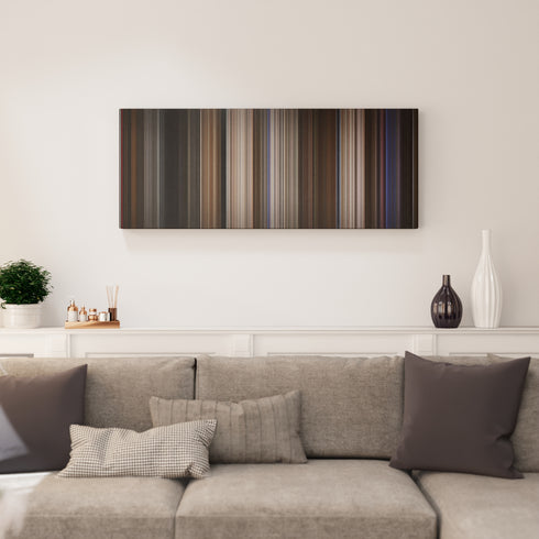 Ronin canvas print in living room - film wall decor