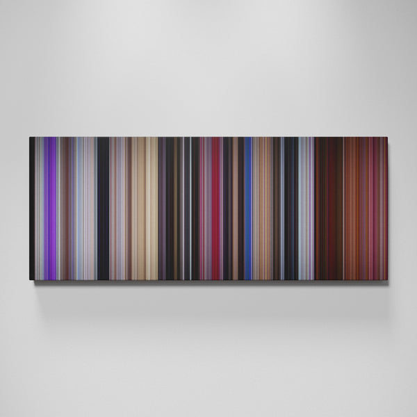 Xanadu movie canvas wall art - color palette print