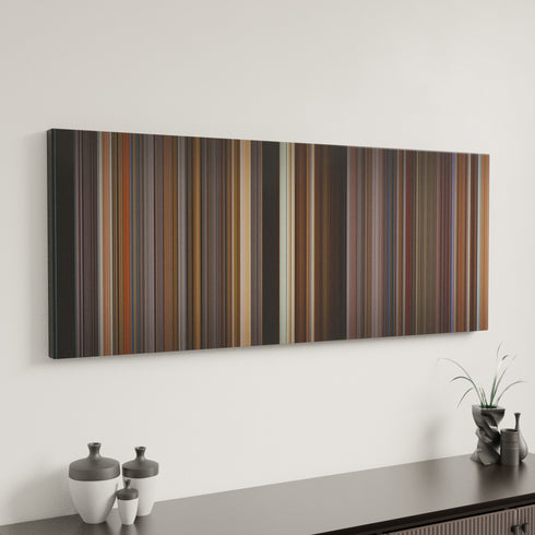 Spaceballs canvas art in modern interior - movie color palette