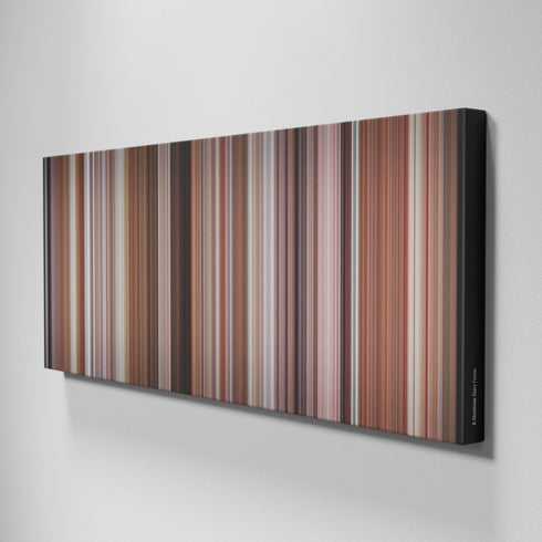 Side view of Buff's of A Christmas Story Frome on the wall