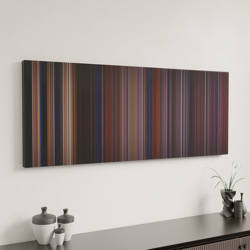 Casper canvas art in modern interior - movie color palette