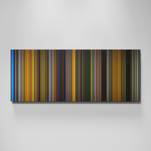 Gattaca movie canvas wall art - color palette print
