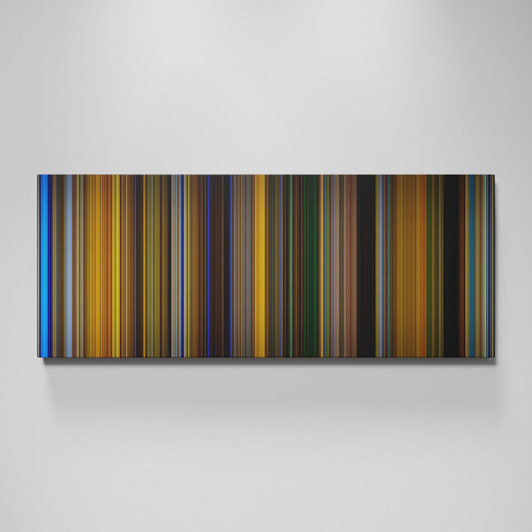 Gattaca movie canvas wall art - color palette print
