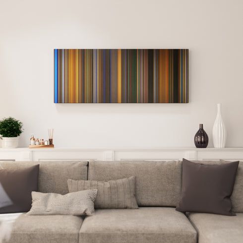 Gattaca canvas print in living room - film wall decor