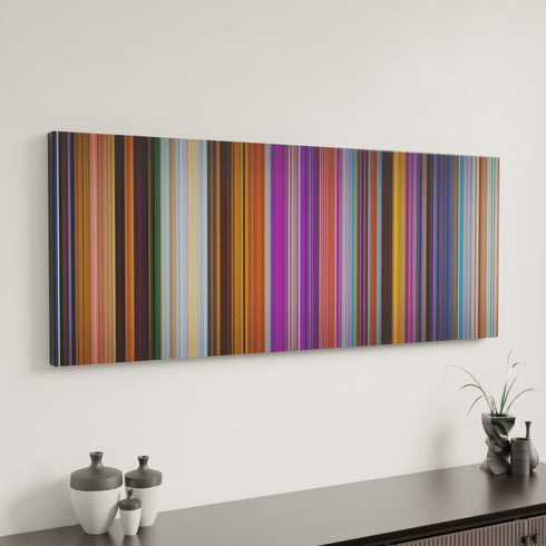 Ralph Breaks the Internet canvas art in modern interior - movie color palette