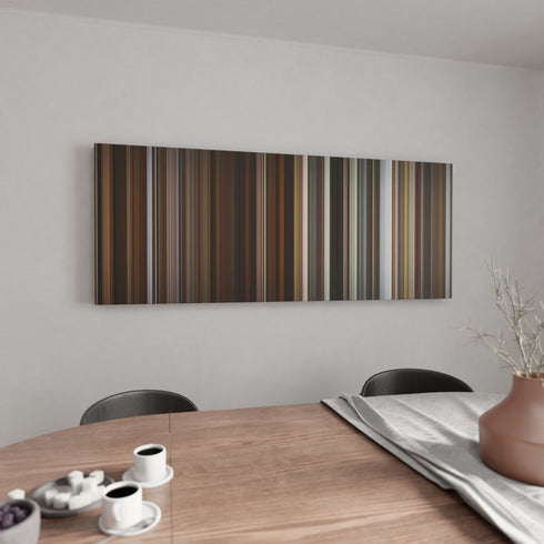 Brooklyn canvas wall art in kitchen - movie decor