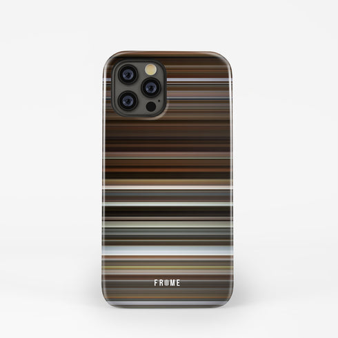 Front view of brooklyn Frome Snap phone case