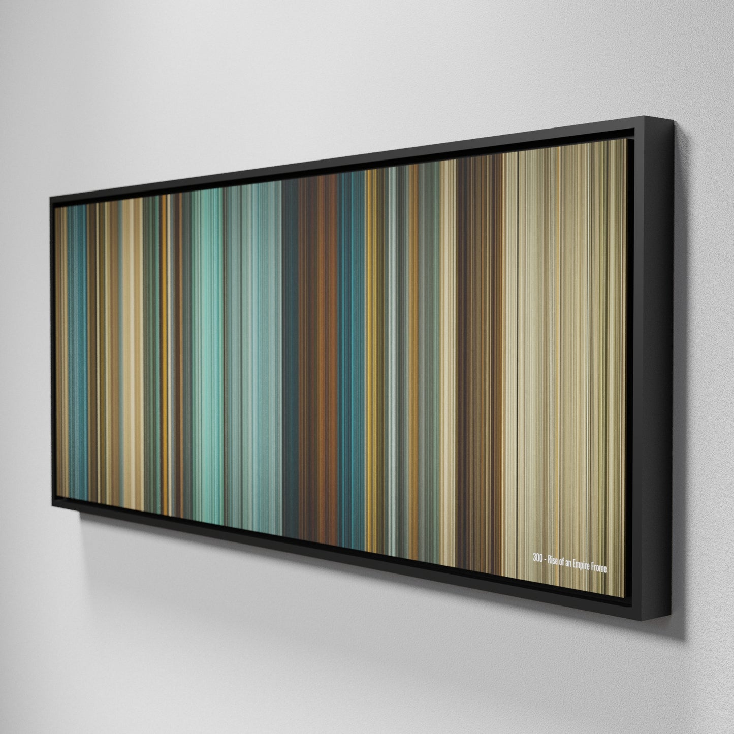 Side view of Framed Buff's of 300: Rise of an Empire Frome on the wall