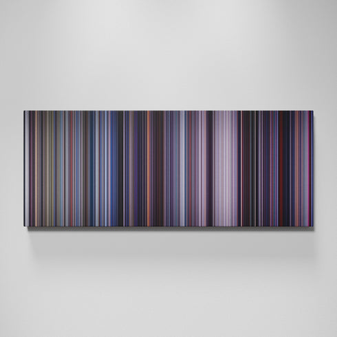 Godzilla vs. Destoroyah movie canvas wall art - color palette print