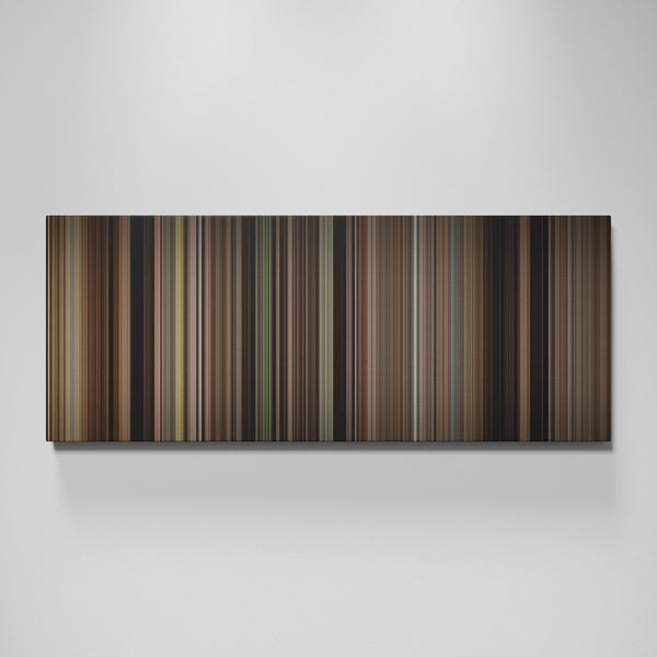 The Sting movie canvas wall art - color palette print
