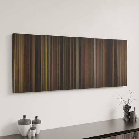 The Sting canvas art in modern interior - movie color palette
