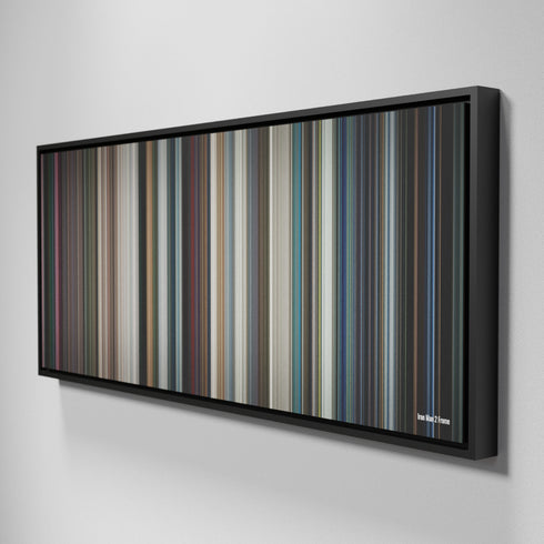 Side view of Framed Buff's of Iron Man 2 Frome on the wall