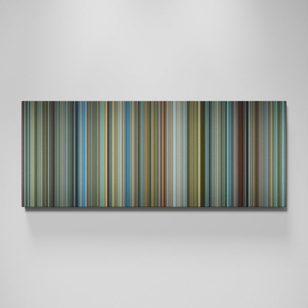 Man on Fire movie canvas wall art - color palette print