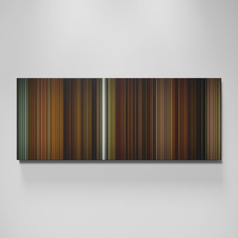 Gosford Park movie canvas wall art - color palette print