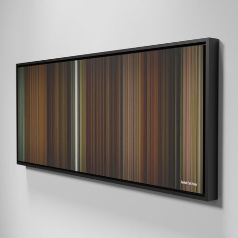 Side view of Framed Buff's of Gosford Park Frome on the wall