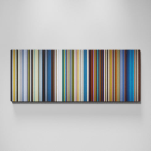 Klaus movie canvas wall art - color palette print
