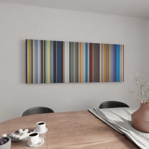 Klaus canvas wall art in kitchen - movie decor