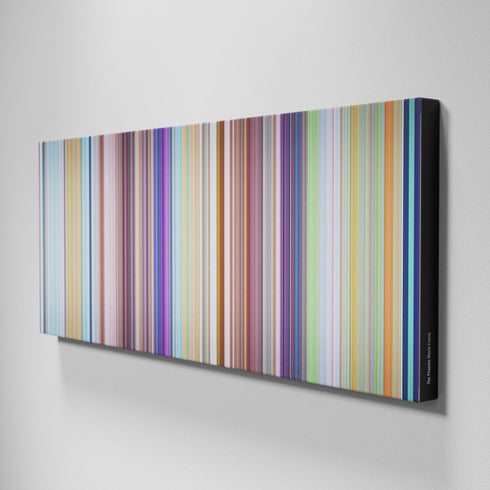 Side view of Buff's of The Peanuts Movie Frome on the wall