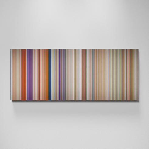 Muriel's Wedding movie canvas wall art - color palette print