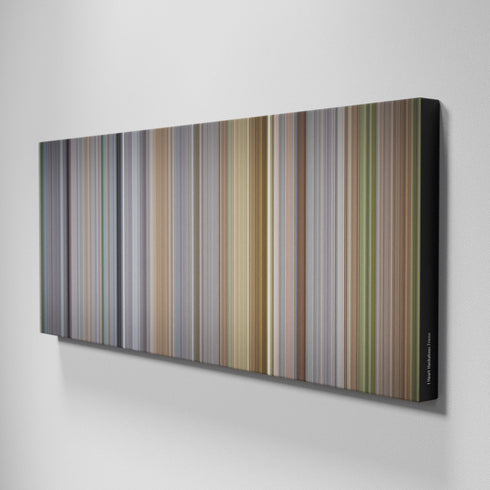 Side view of Buff's of I Heart Huckabees Frome on the wall