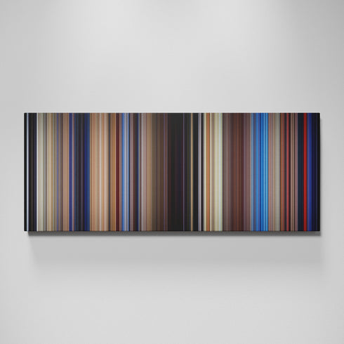 Poltergeist movie canvas wall art - color palette print