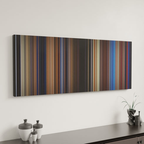 Poltergeist canvas art in modern interior - movie color palette