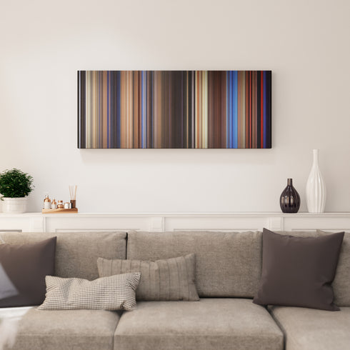 Poltergeist canvas print in living room - film wall decor