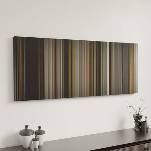 Some Kind of Wonderful canvas art in modern interior - movie color palette