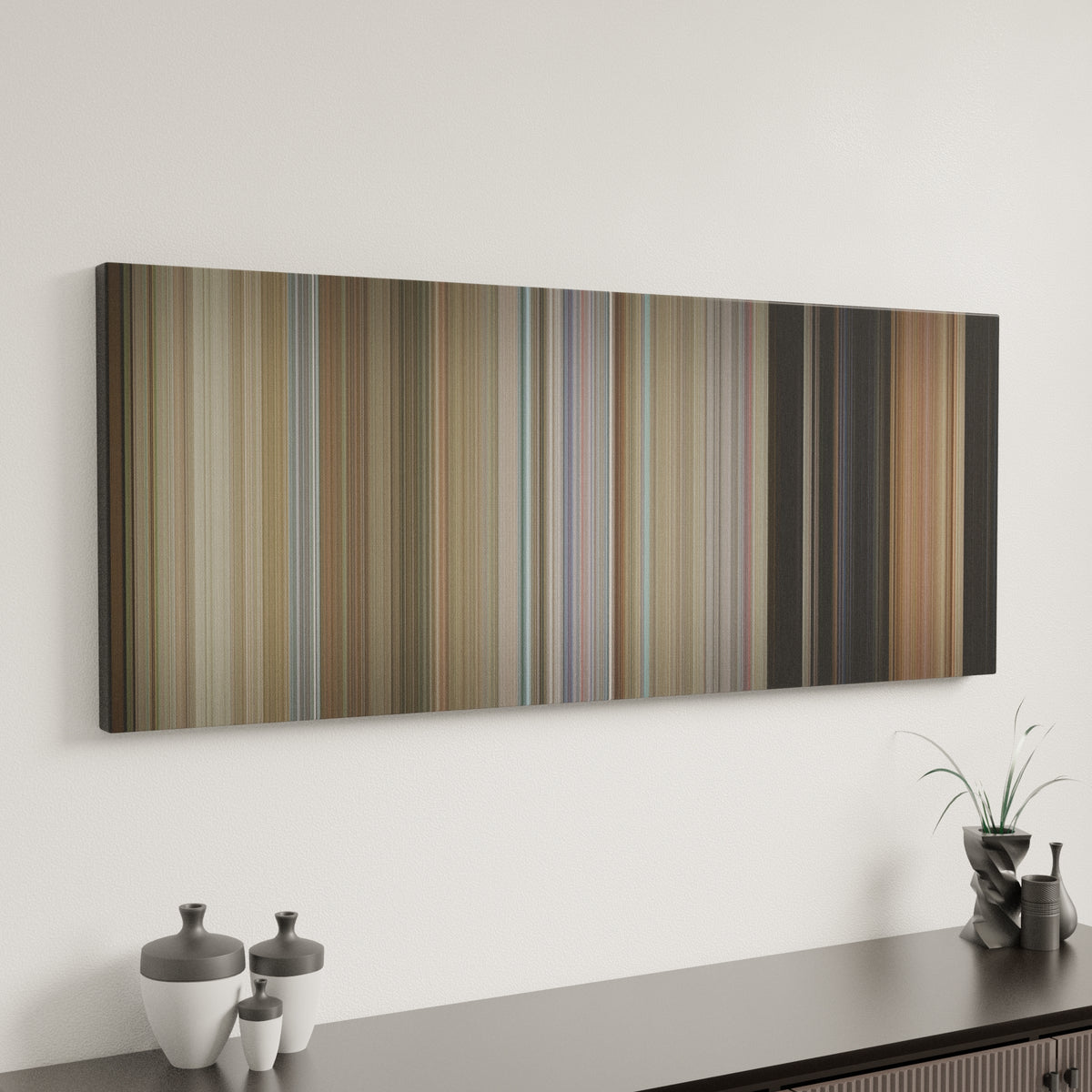 One Flew Over the Cuckoo's Nest canvas art in modern interior - movie color palette