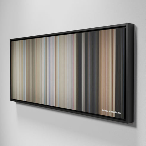 Side view of Framed Buff's of One Flew Over the Cuckoo's Nest Frome on the wall