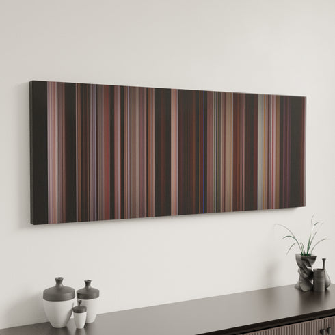 Spartacus canvas art in modern interior - movie color palette