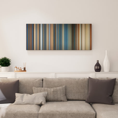 Living room interior with True Lies Frome on the wall