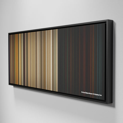 Side view of Framed Buff's of The Texas Chainsaw Massacre: The Beginning Frome on the wall