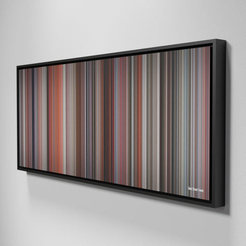 Side view of Framed Buff's of Beat Street Frome on the wall