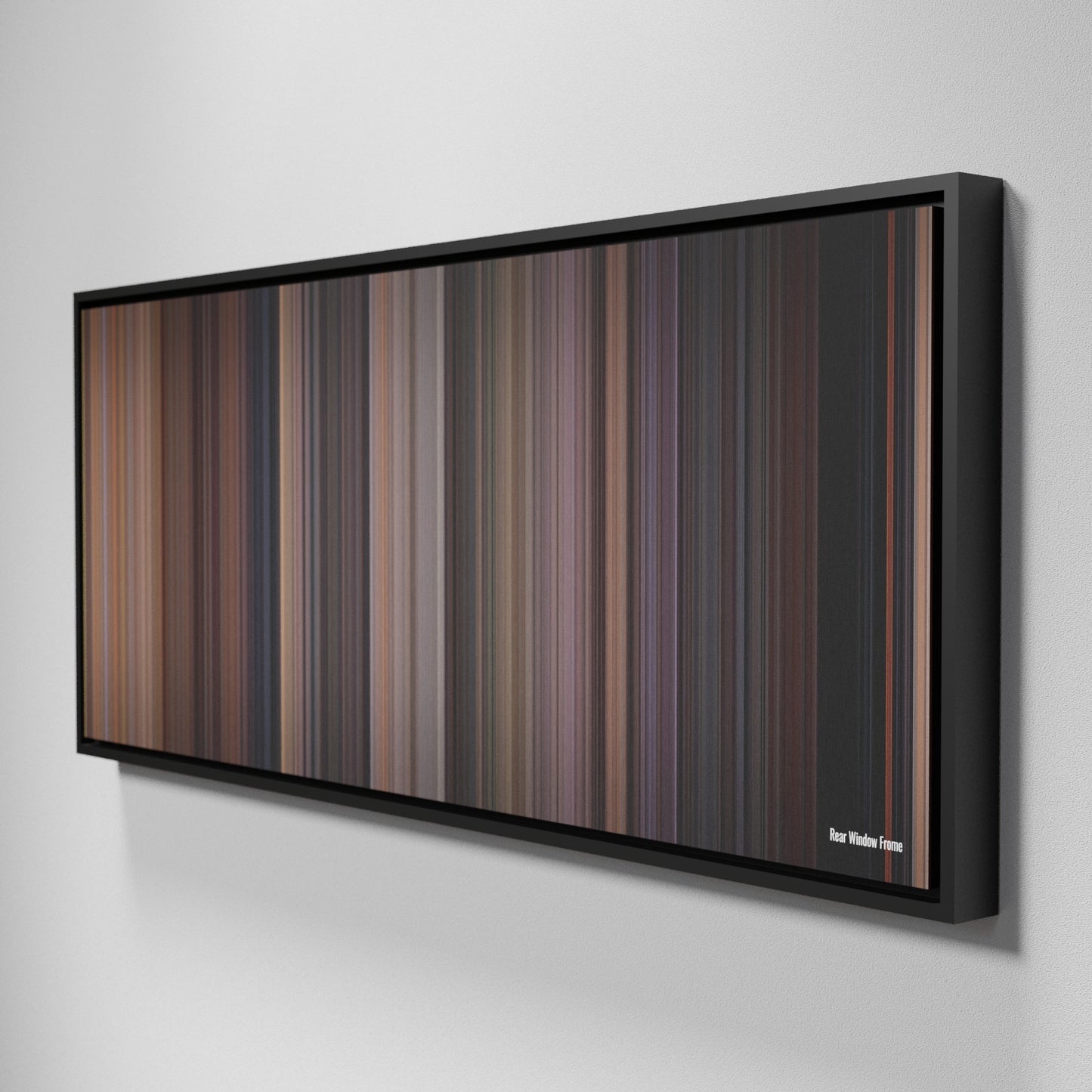 Side view of Framed Buff's of Rear Window Frome on the wall