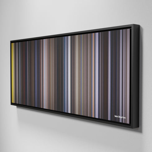 Side view of Framed Buff's of Doctor Zhivago Frome on the wall