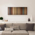 Wanderlust canvas print in living room - film wall decor