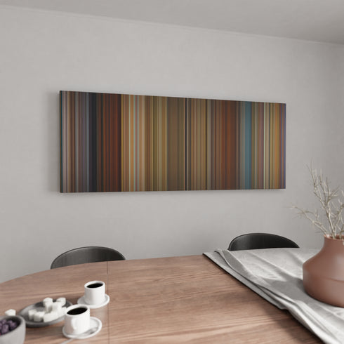 Wanderlust canvas wall art in kitchen - movie decor