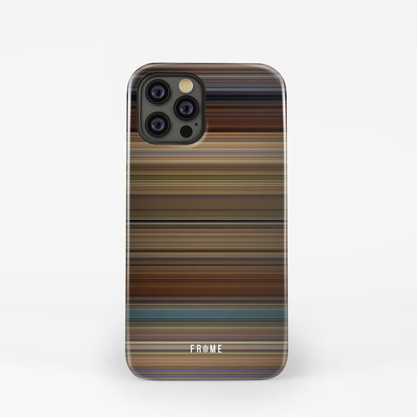 Front view of wanderlust Frome Snap phone case