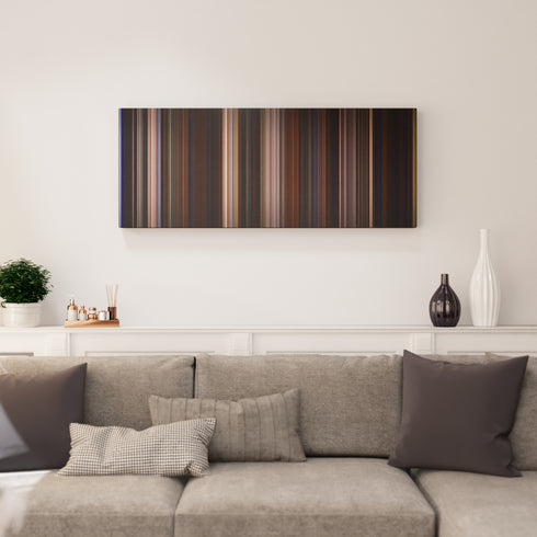 Chicken Run canvas print in living room - film wall decor