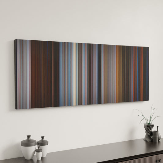 Minimal interior design with Always Frome on the wall