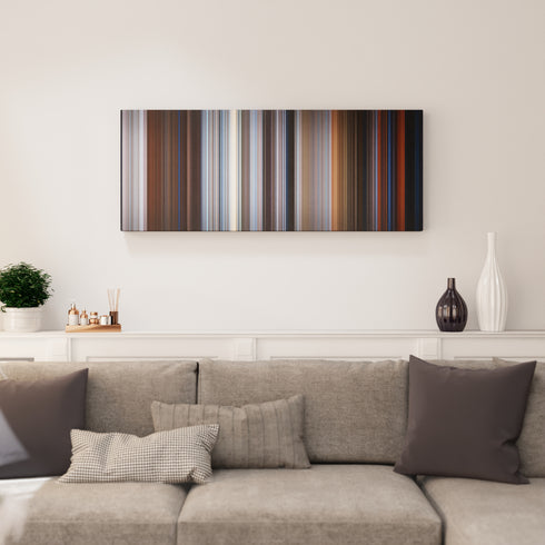 Always canvas print in living room - film wall decor
