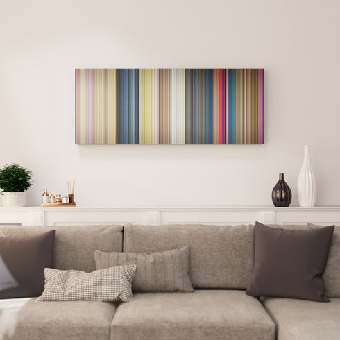 Living room interior with The Aristocats Frome on the wall