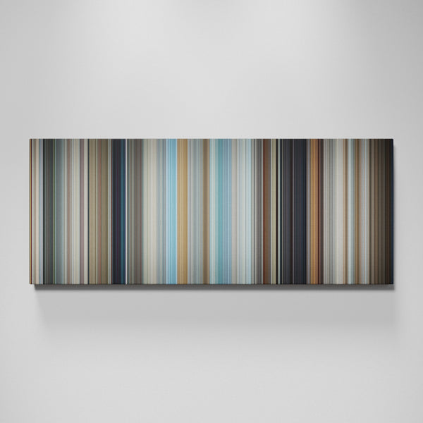 The Hangover movie canvas wall art - color palette print