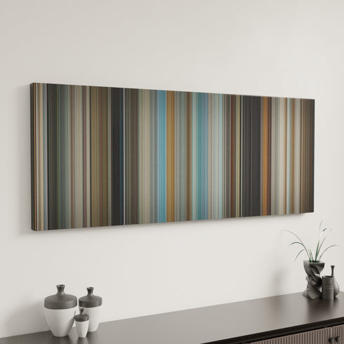 The Hangover canvas art in modern interior - movie color palette